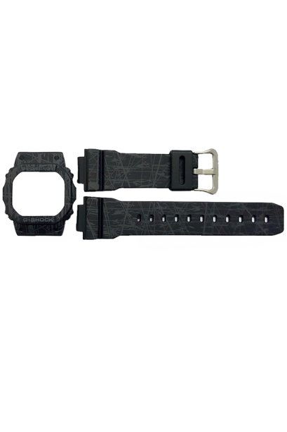 Casio G-Shock กรอบและสาย รุ่น DW-5600SL-1 (สีดำ)